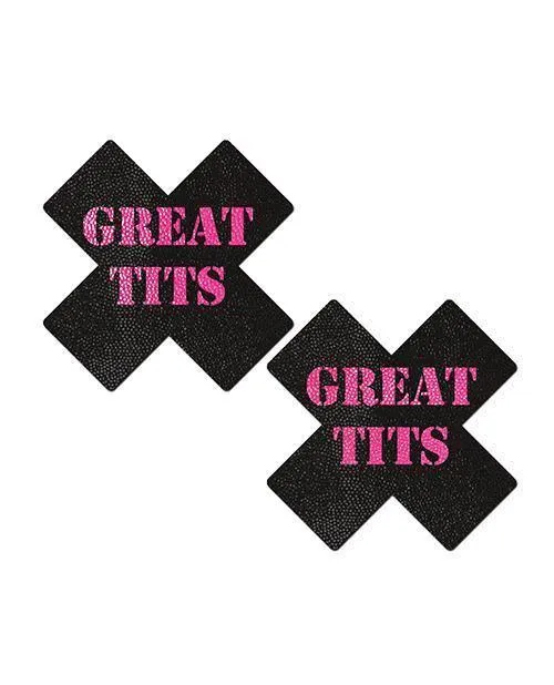 Pastease Great Tits Cross - Black-pink O-s