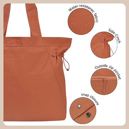 Peach NGIL Shopper Tote Bag