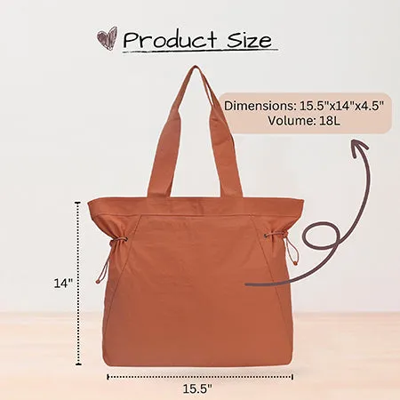 Peach NGIL Shopper Tote Bag