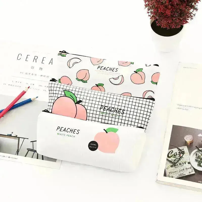 Peach pen bag