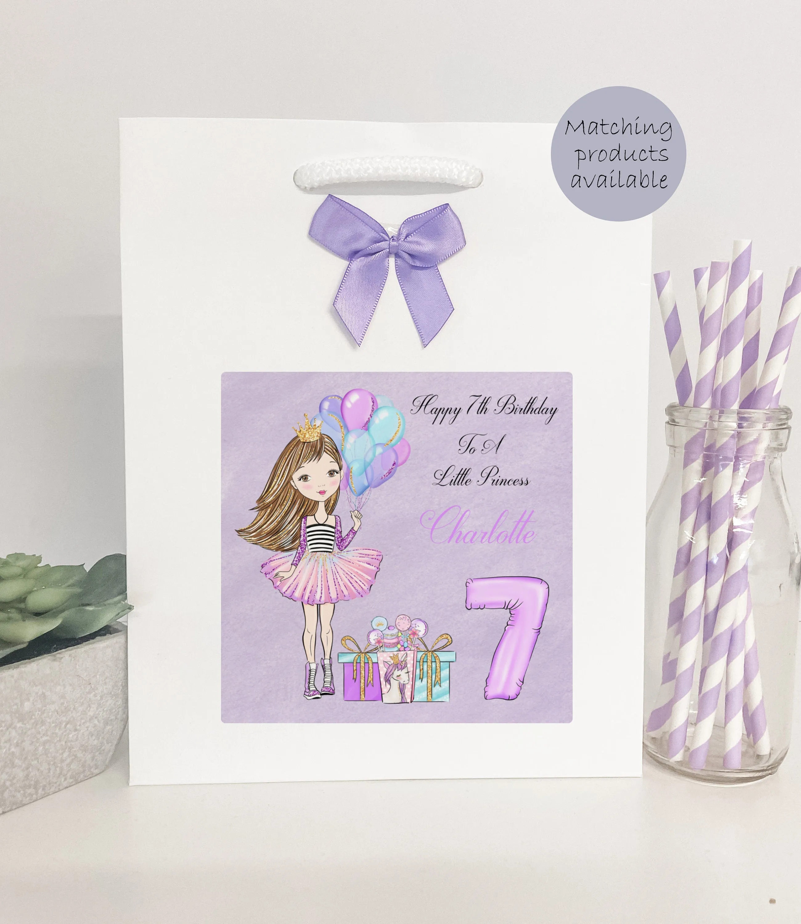 Personalised Birthday Gift Bag For Girl