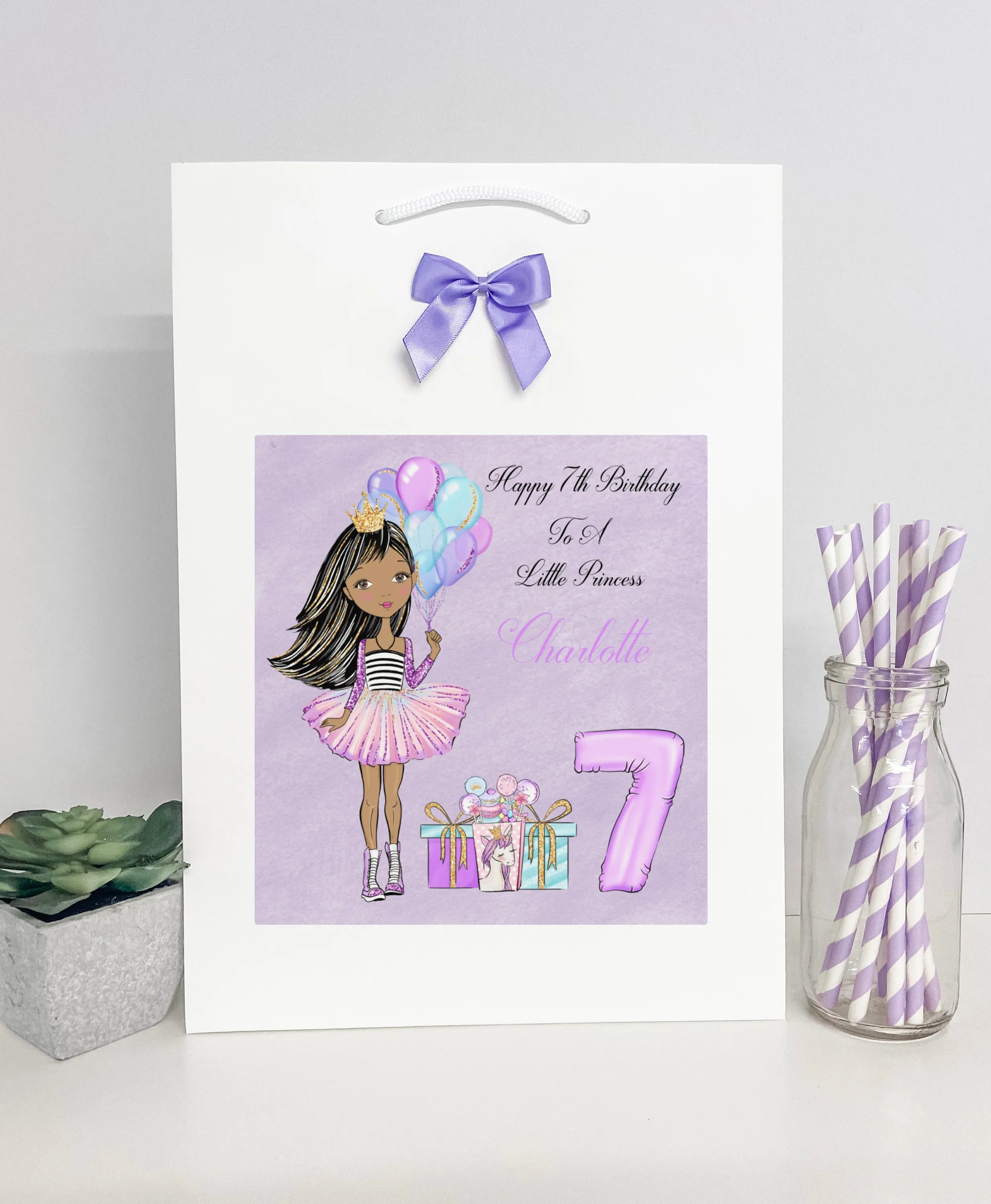 Personalised Birthday Gift Bag For Girl