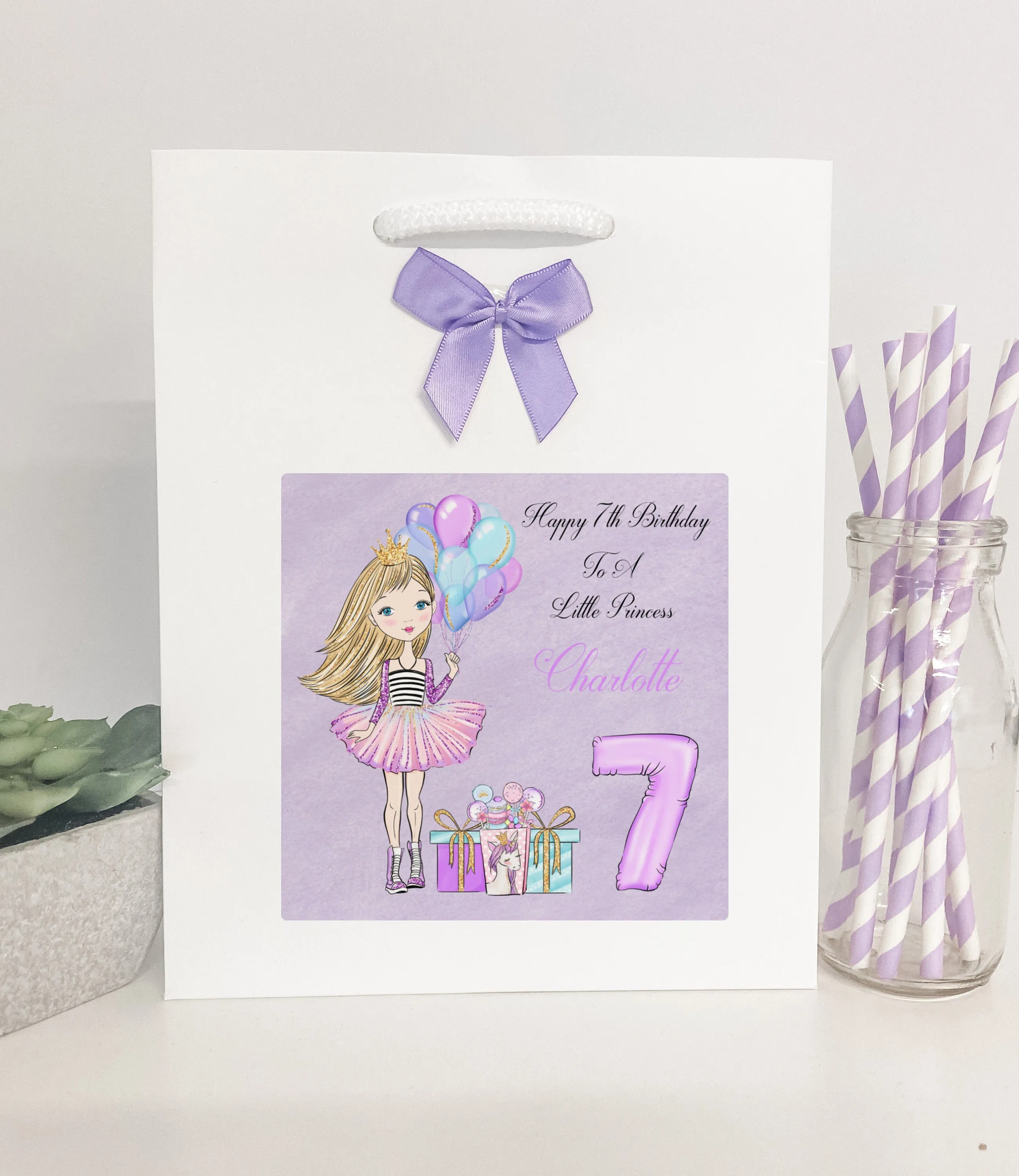 Personalised Birthday Gift Bag For Girl