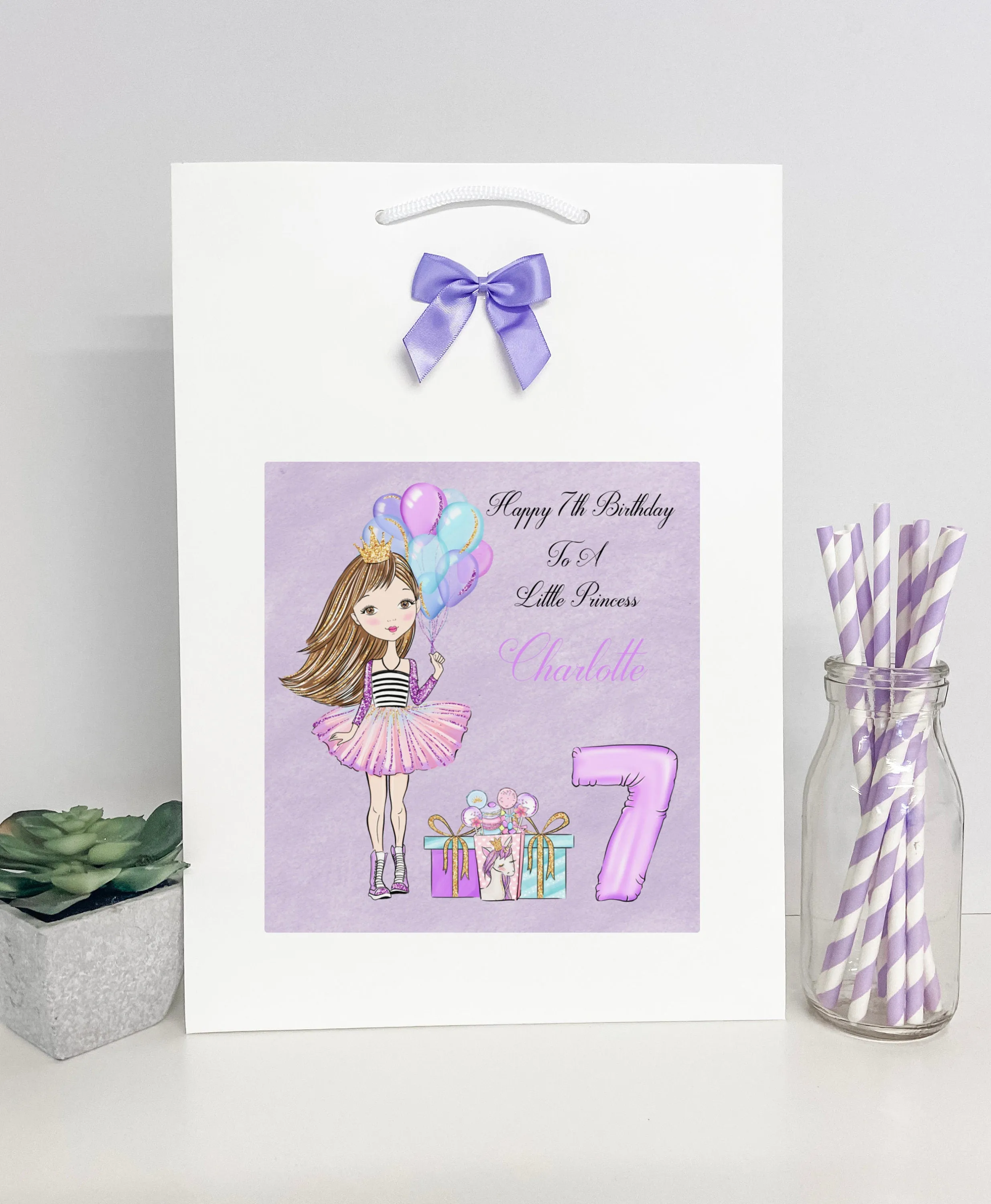 Personalised Birthday Gift Bag For Girl