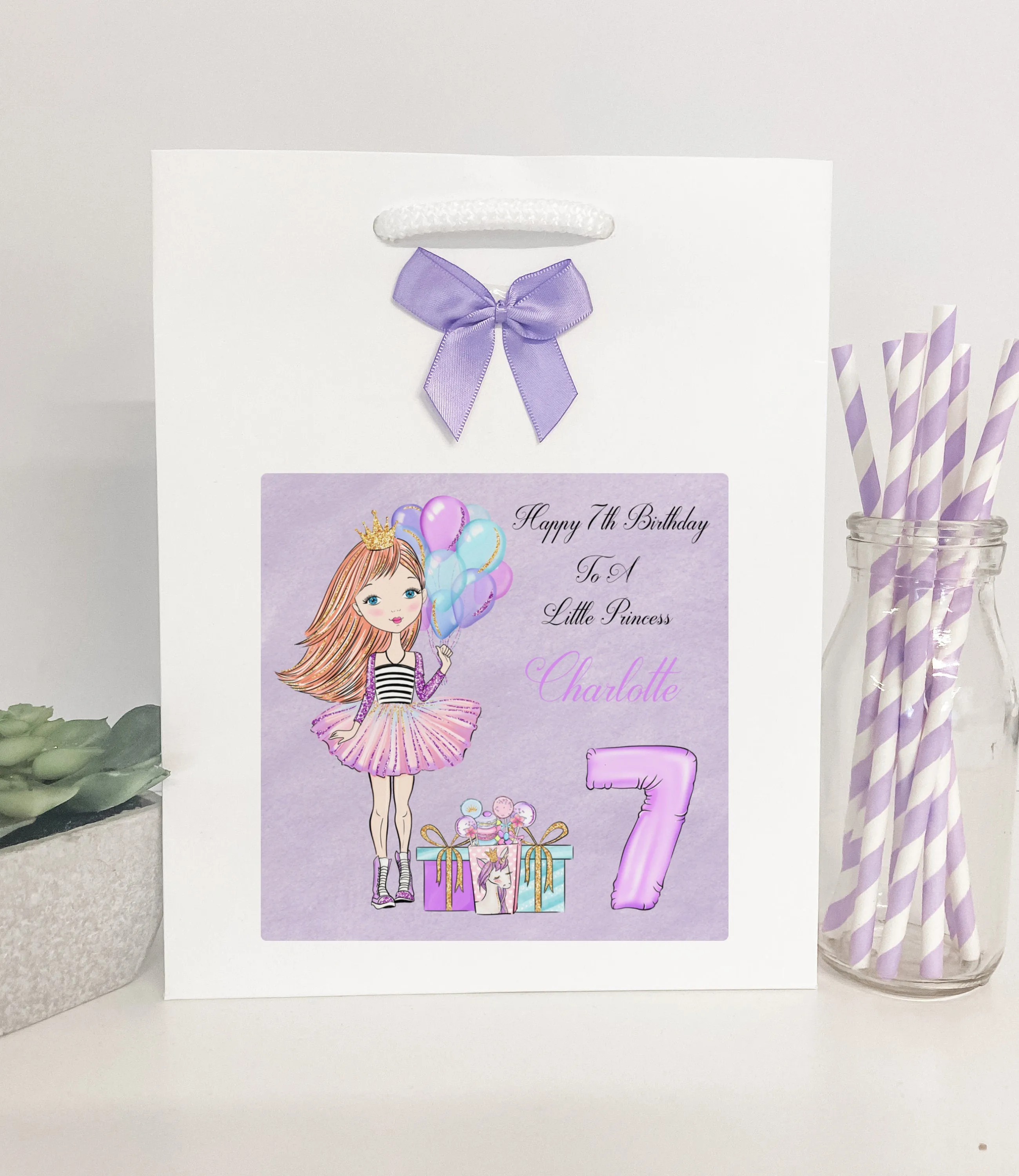 Personalised Birthday Gift Bag For Girl