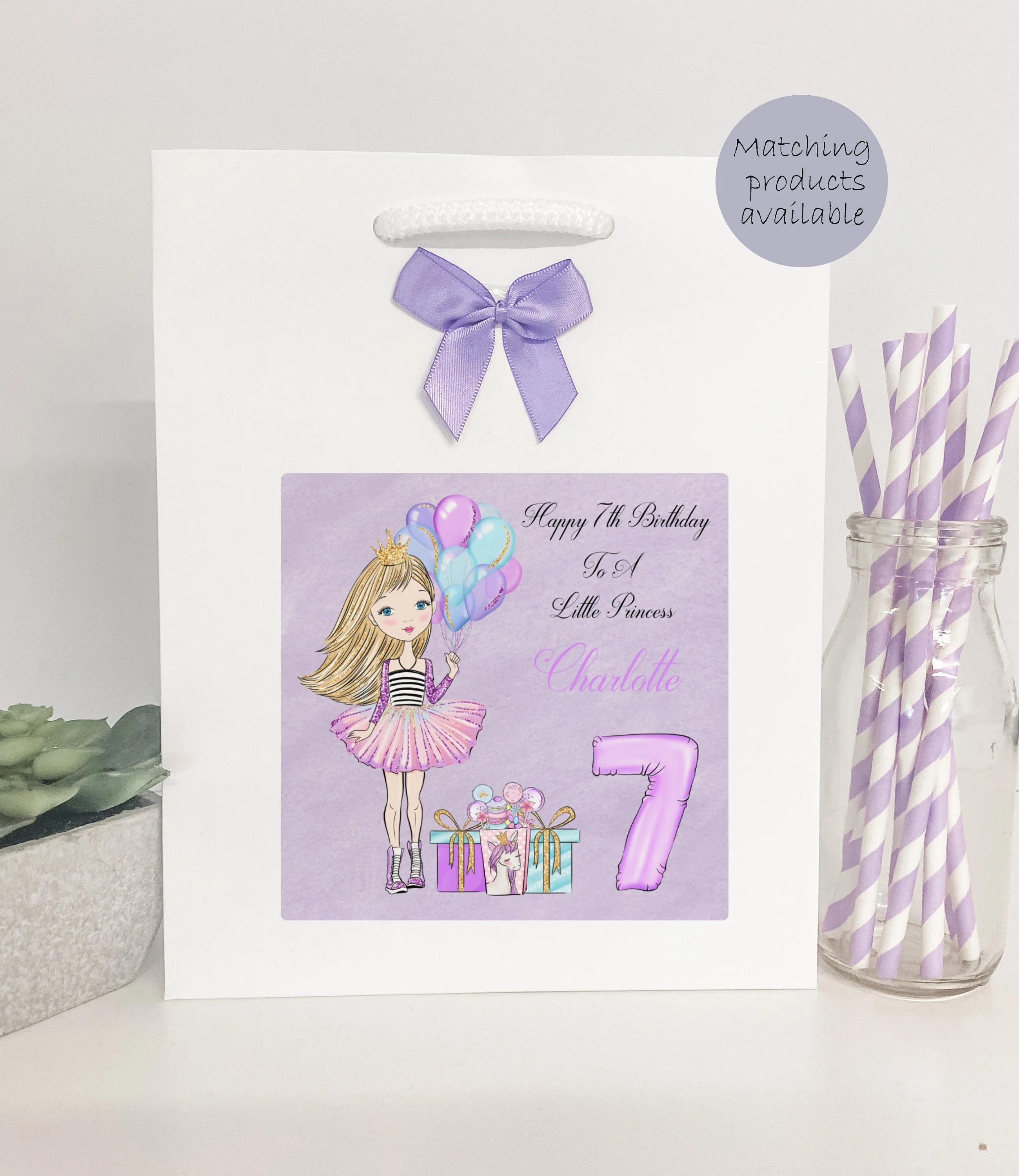 Personalised Birthday Gift Bag For Girl