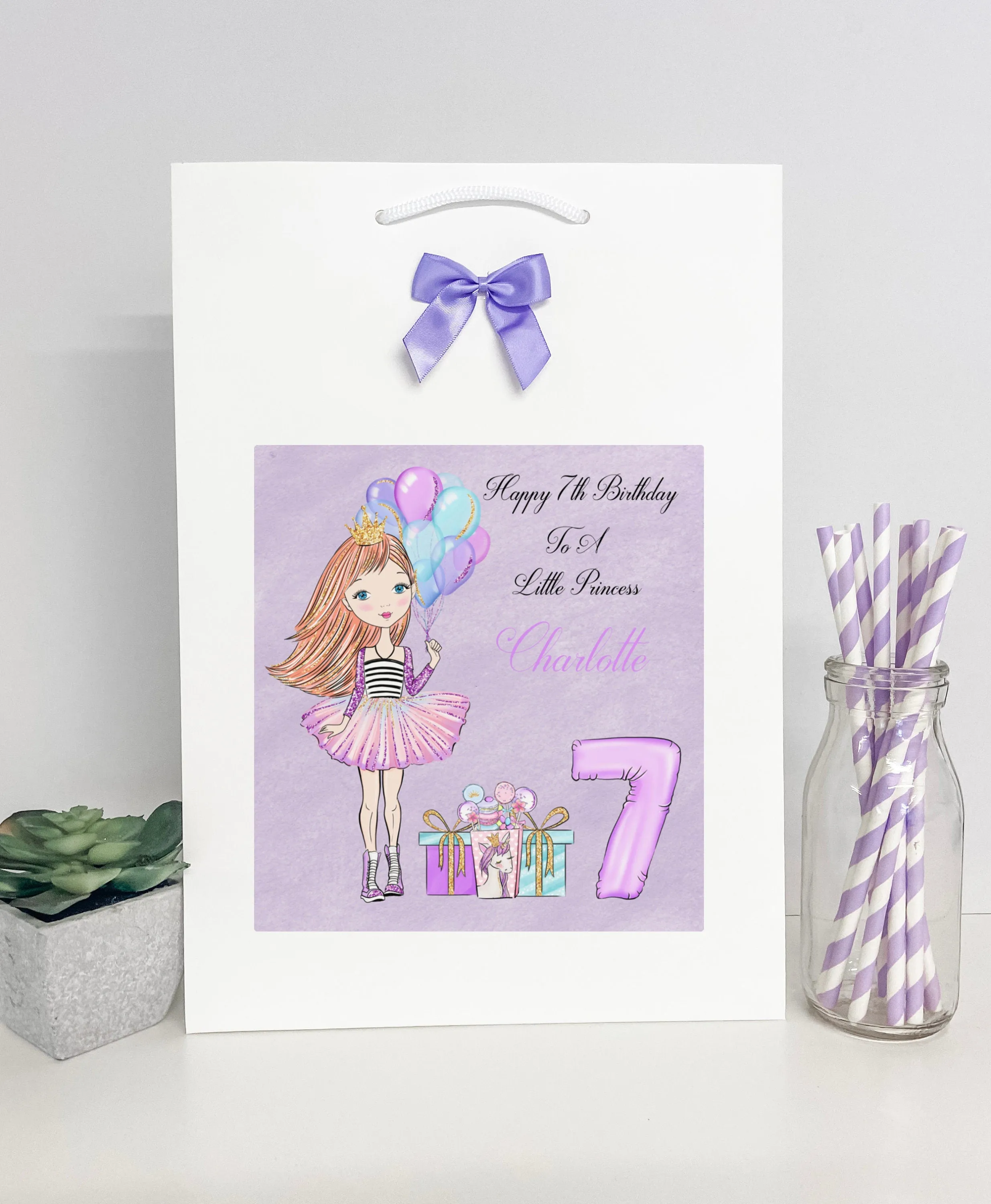 Personalised Birthday Gift Bag For Girl