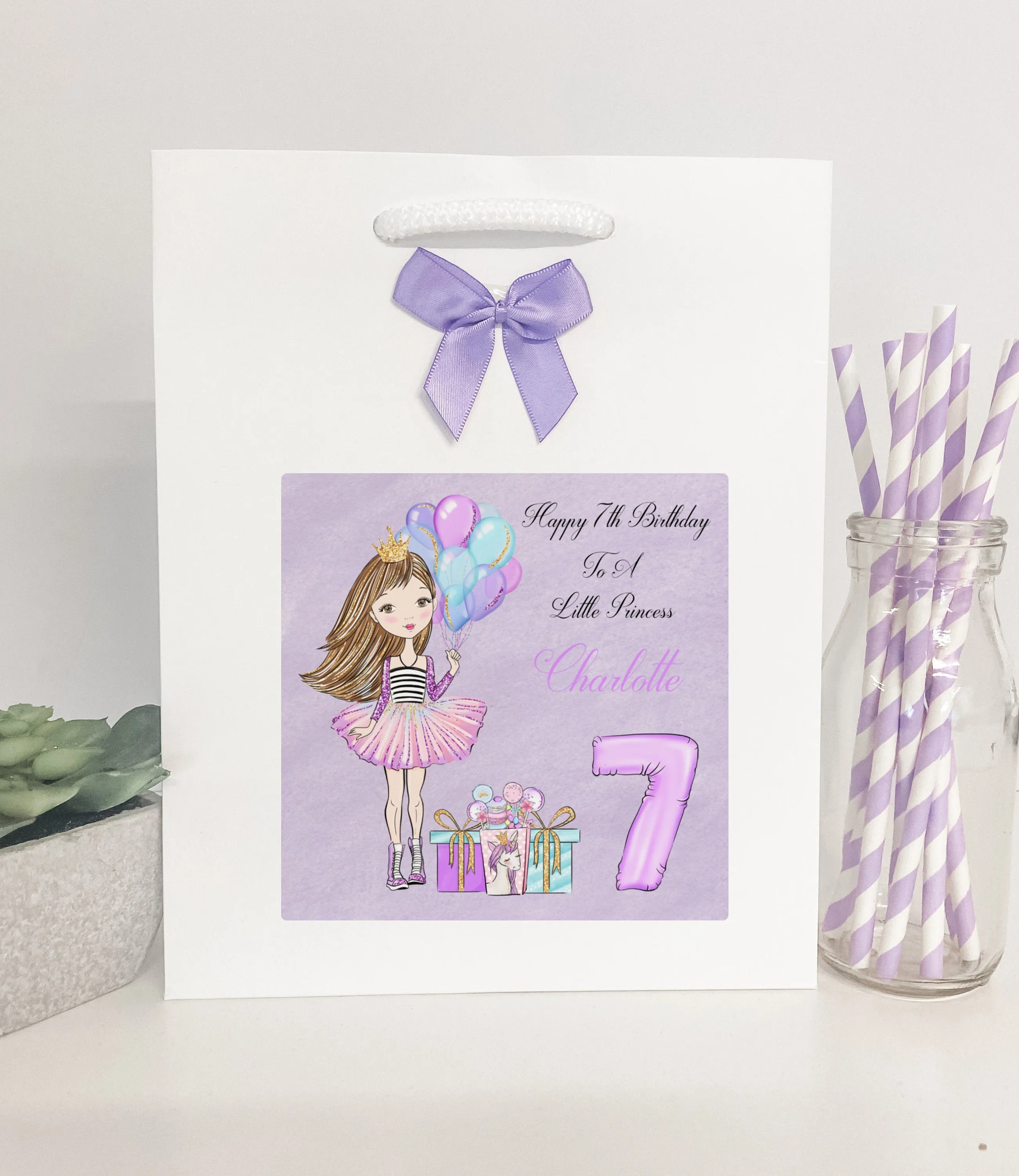 Personalised Birthday Gift Bag For Girl