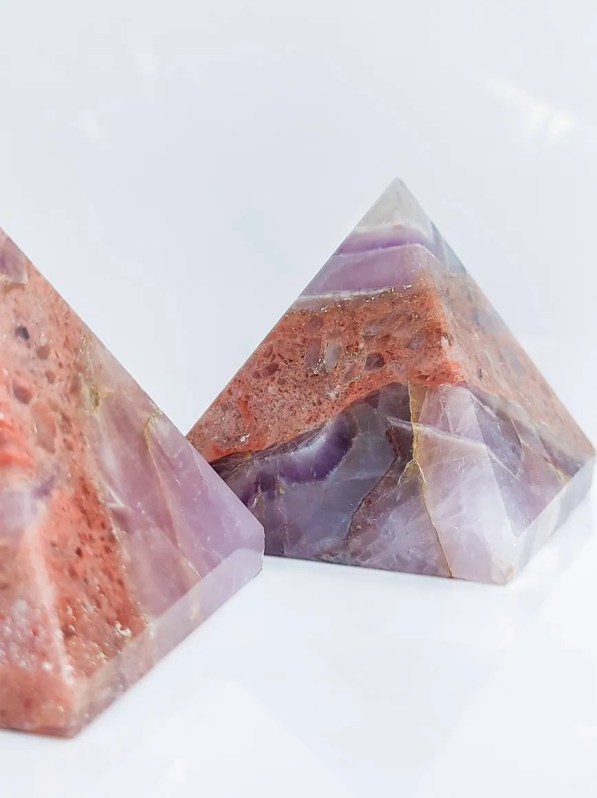 Pink Amethyst Crystal Pyramid