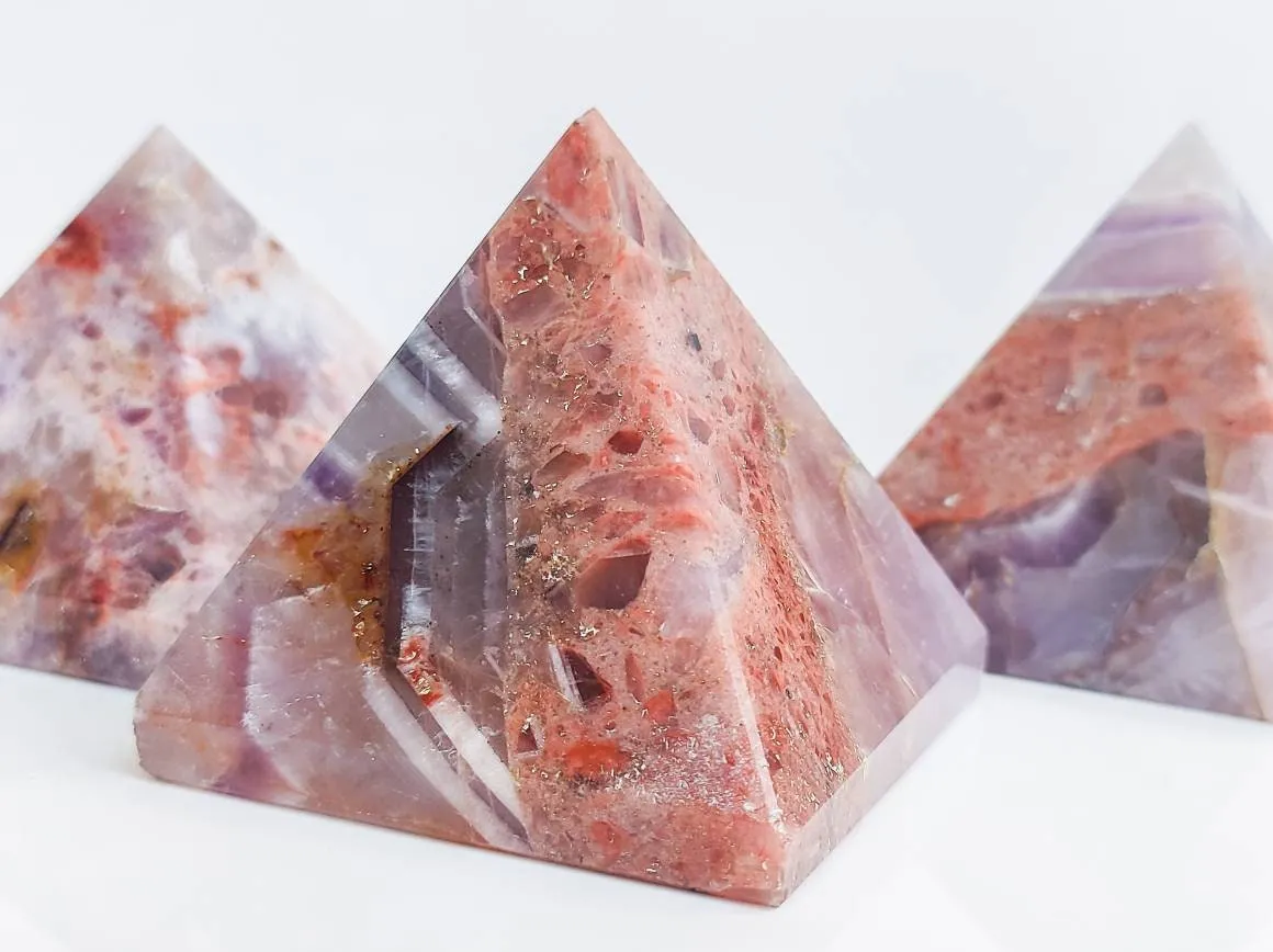 Pink Amethyst Crystal Pyramid