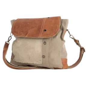 Plain Leather Shoulder Bag