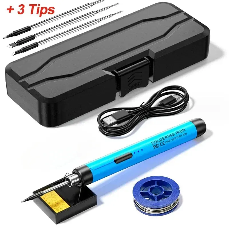 Portable USB Soldering DIY Iron Kit