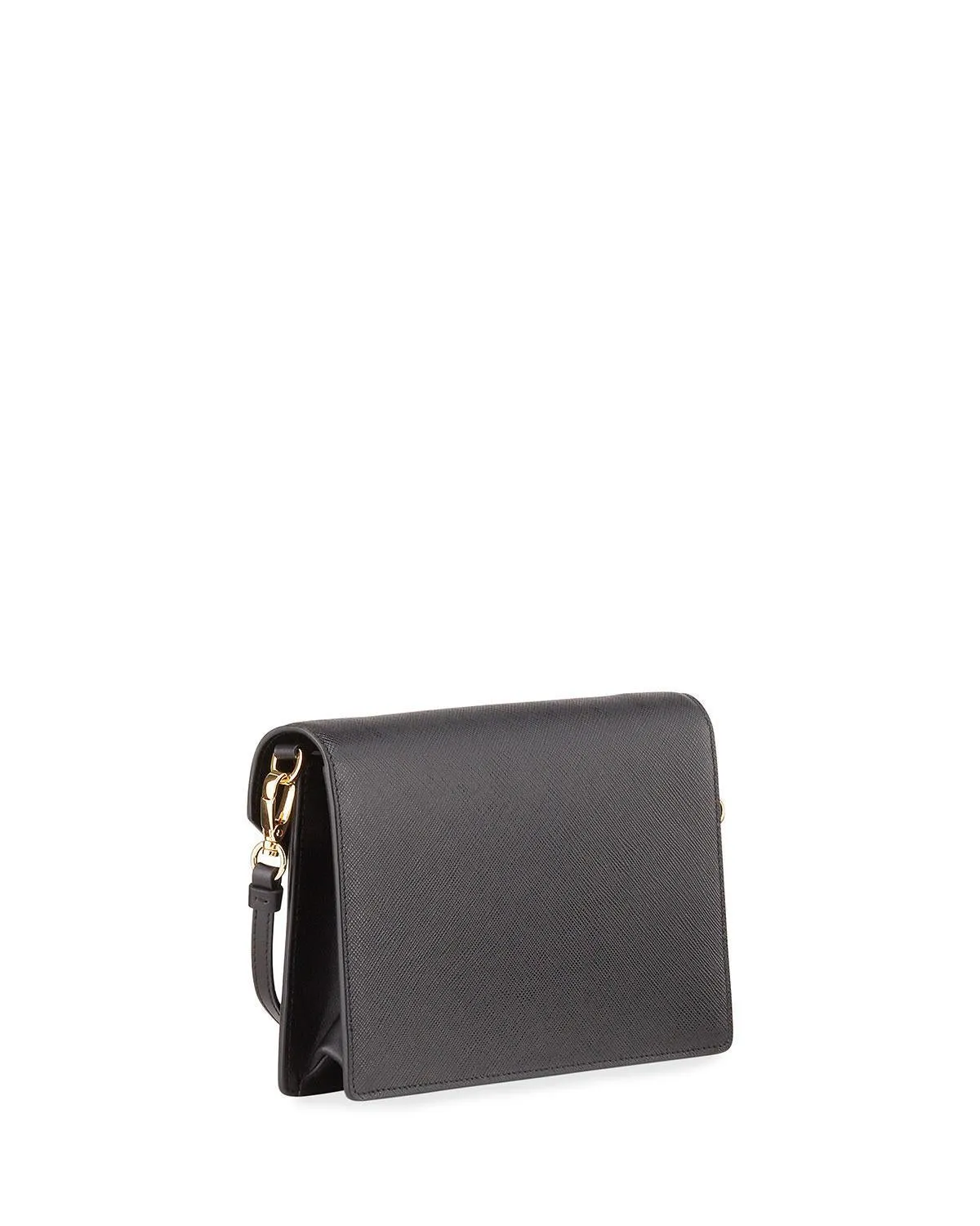 Prada Monochrome Crossbody Bag Black