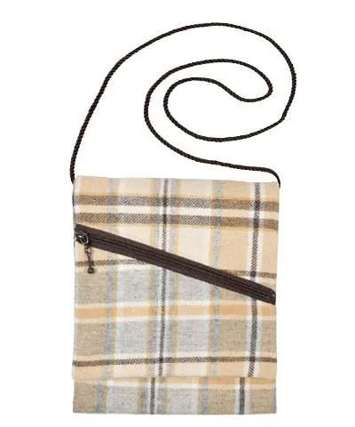 Prague Style Handbag - Wool Plaid (Only Daybreak Left)