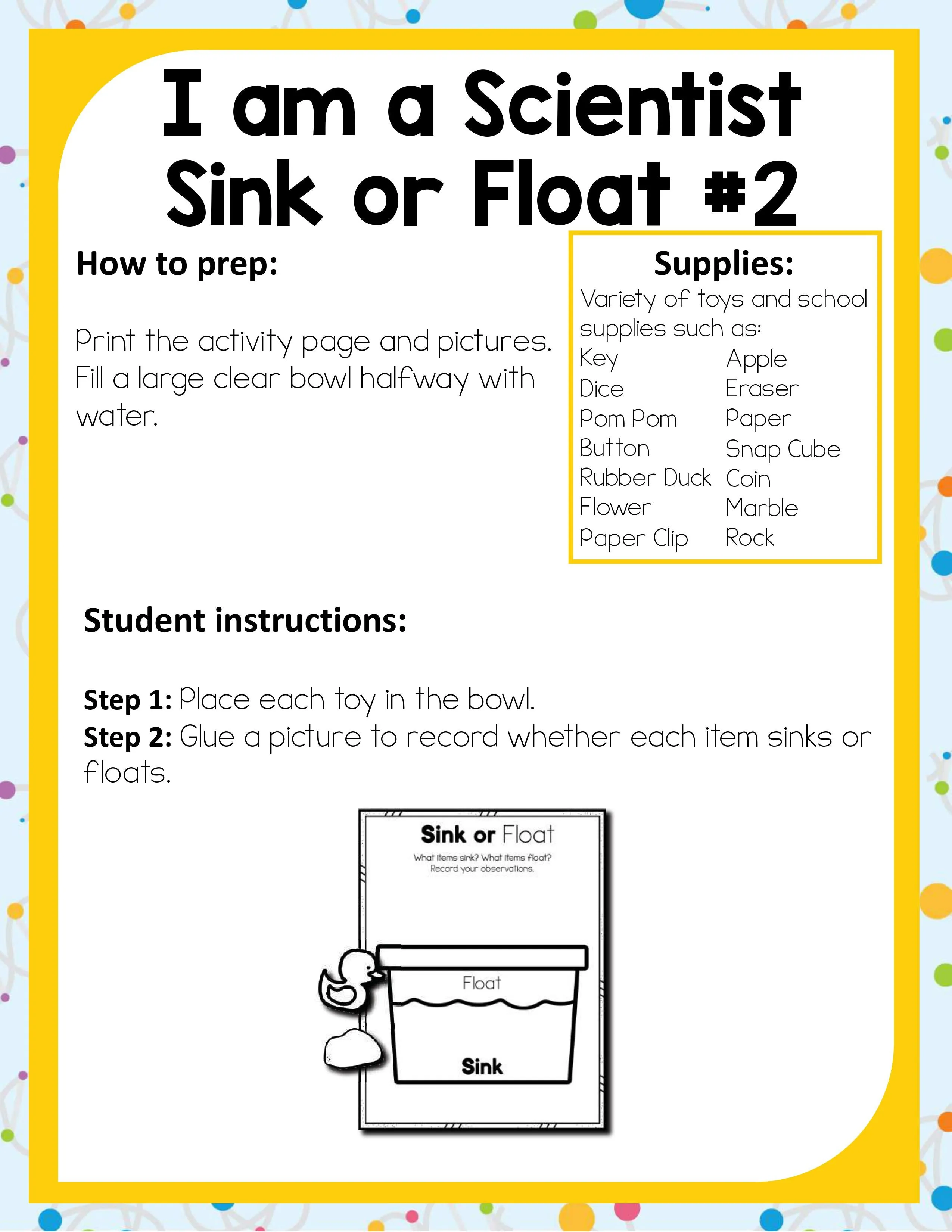 Preschool Science Pack