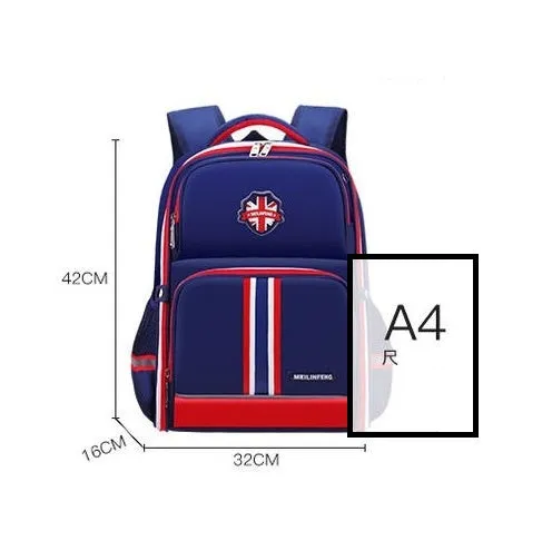 Red Student School Bag For Kids 4169