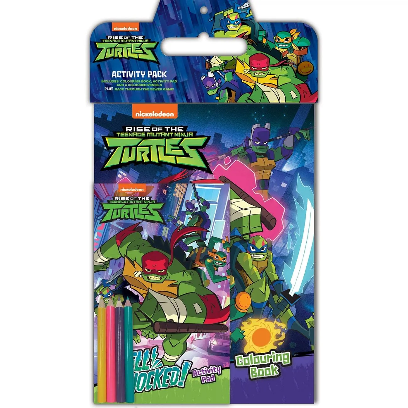 Rise Of The Teenage Mutant Ninja Turtles Activity Pack