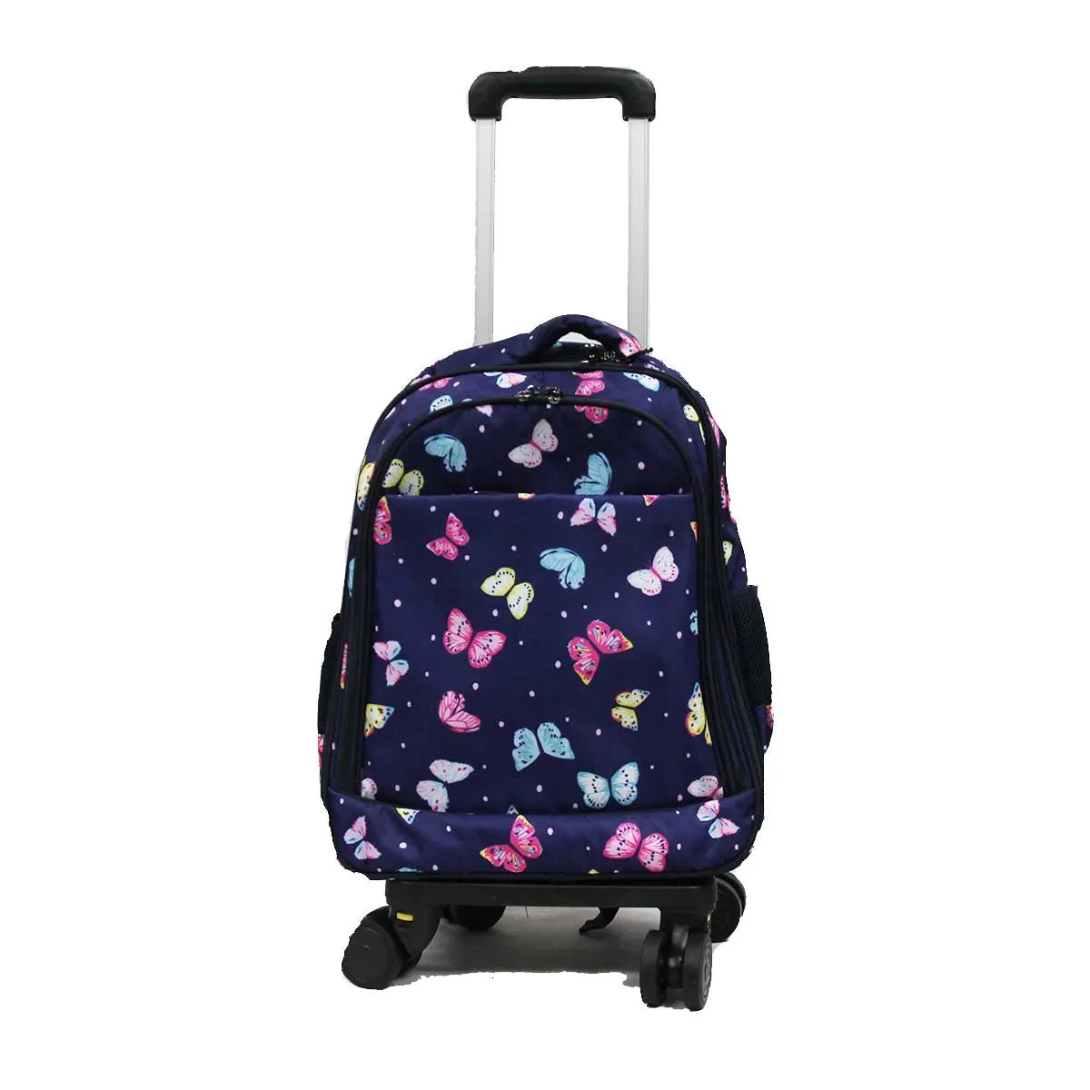 Rolling Detachable Trolley Waterproof Backpack with Spinner Wheels