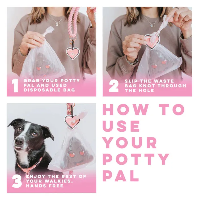 Sassy Woof Potty Pal Poop Bag Holder Clip