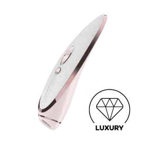 Satisfyer - Luxury Pret-a-Porter Air Pulse Vibration Clitoral Air Stimulator (White)