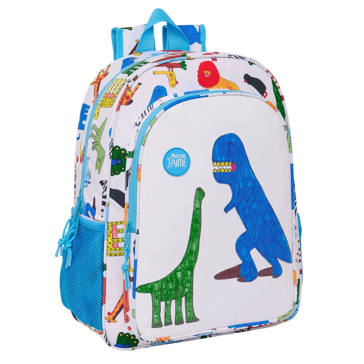 School Bag Algo de Jaime White 33 x 42 x 14 cm