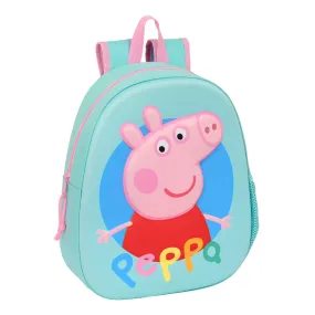 School Bag Peppa Pig Turquoise