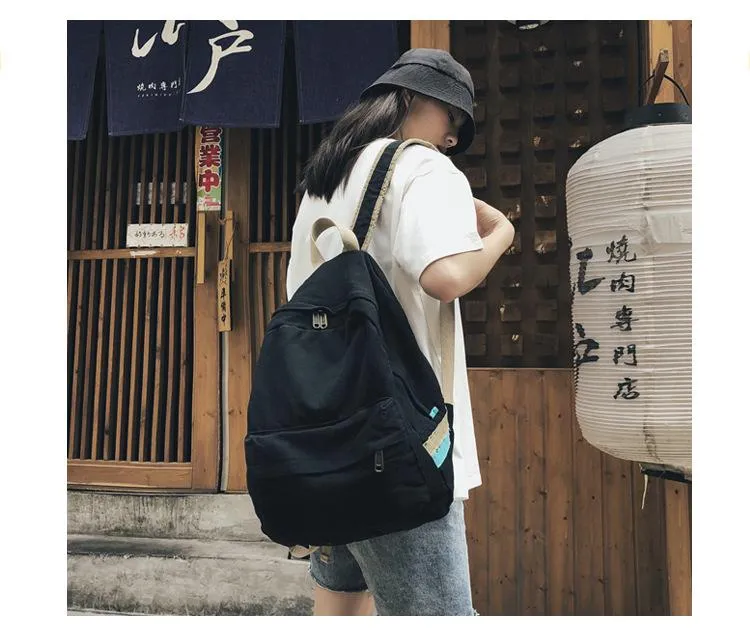 Simple Swagger Bag Polyamides and Nylon Backpack for Travel or Business