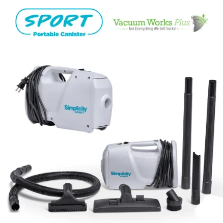 Simplicity, S100.6 Sport Portable Canister  Vacuum