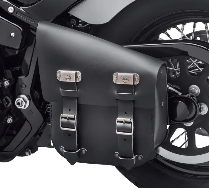 SINGLE-SIDED SWINGARM BAG - SOFTAIL (BLACK)