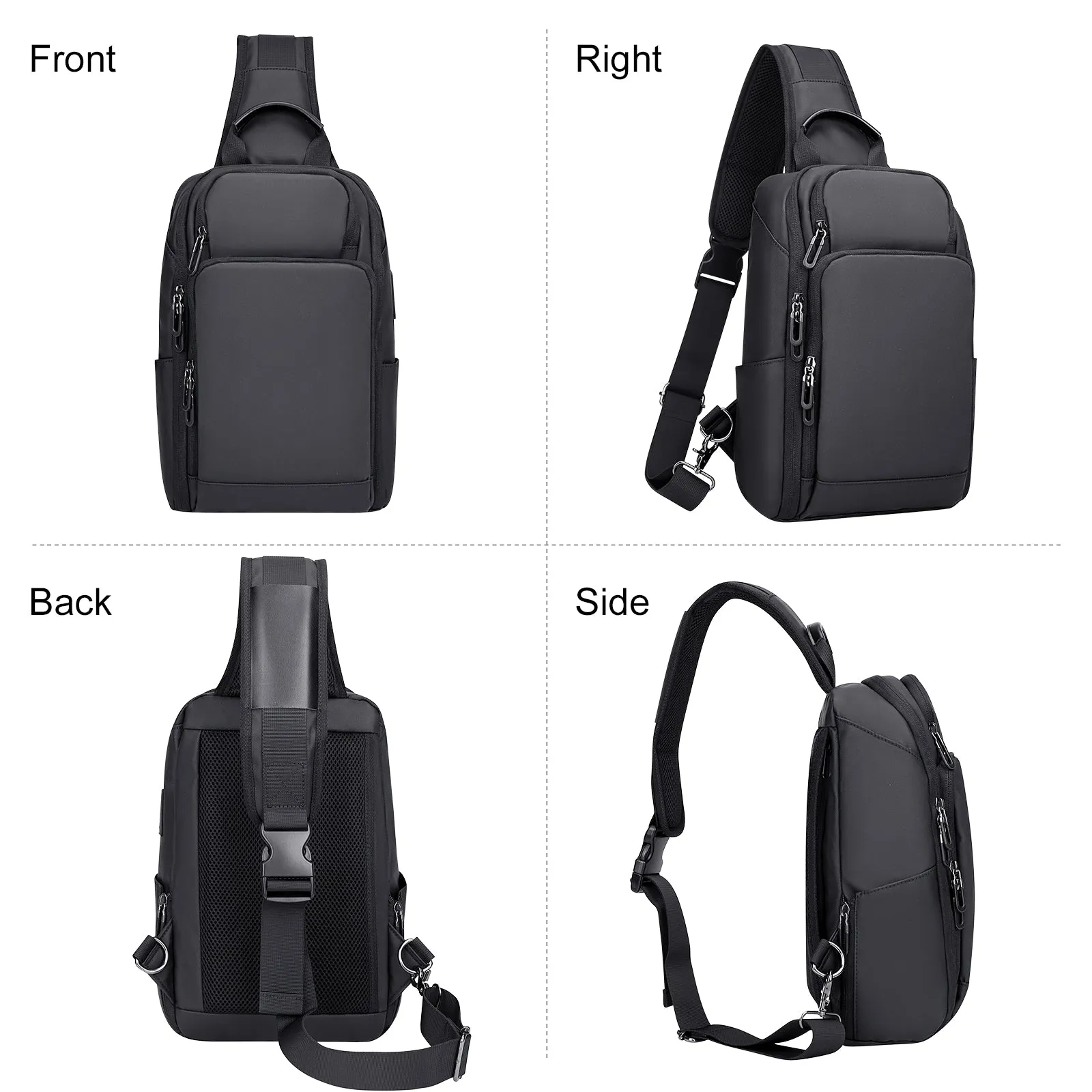 Sling Bag for Men Small Lightweight Travel Daypack