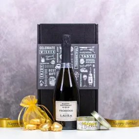 Sparkling Birthday Prosecco and Chocolates Gift Box