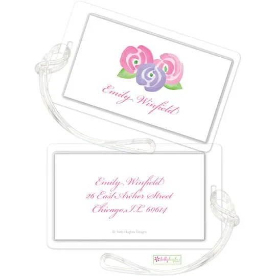 Spring Bloom Kids Bag Tags