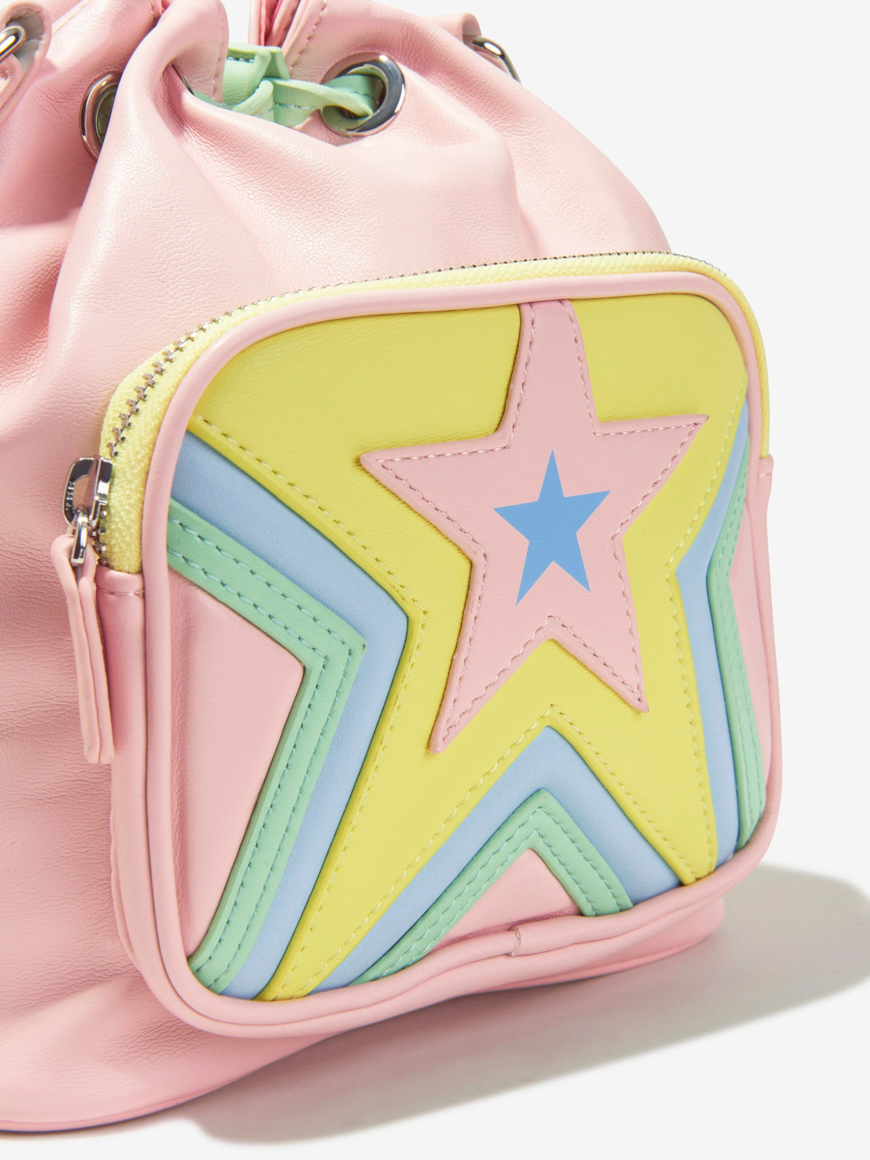 Stella McCartney Girls Star Backpack in Pink