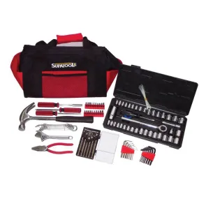 Supatool 105 Piece Tool Bag Kit with Canvas Bag