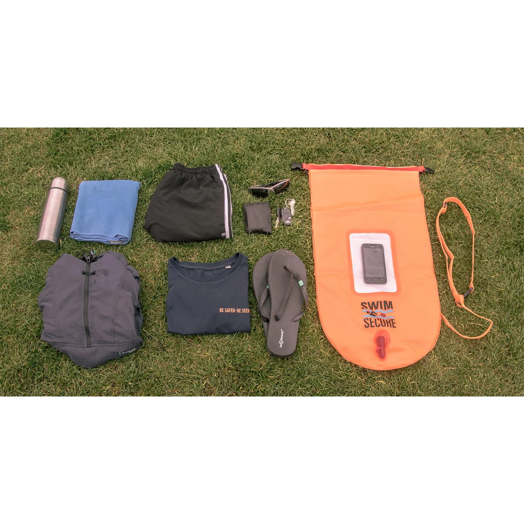 Swim Secure | Window Dry Bag 28L | Phone Window | Double Airbag System