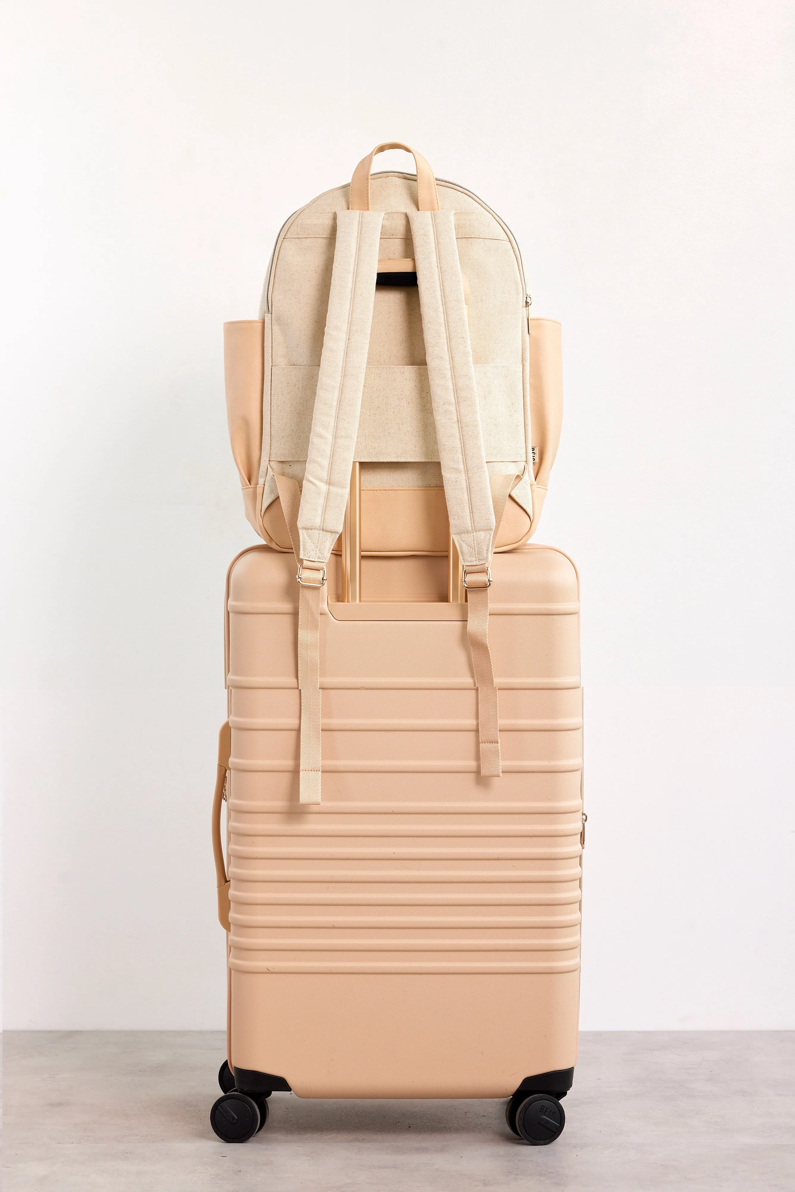 The Backpack in Beige