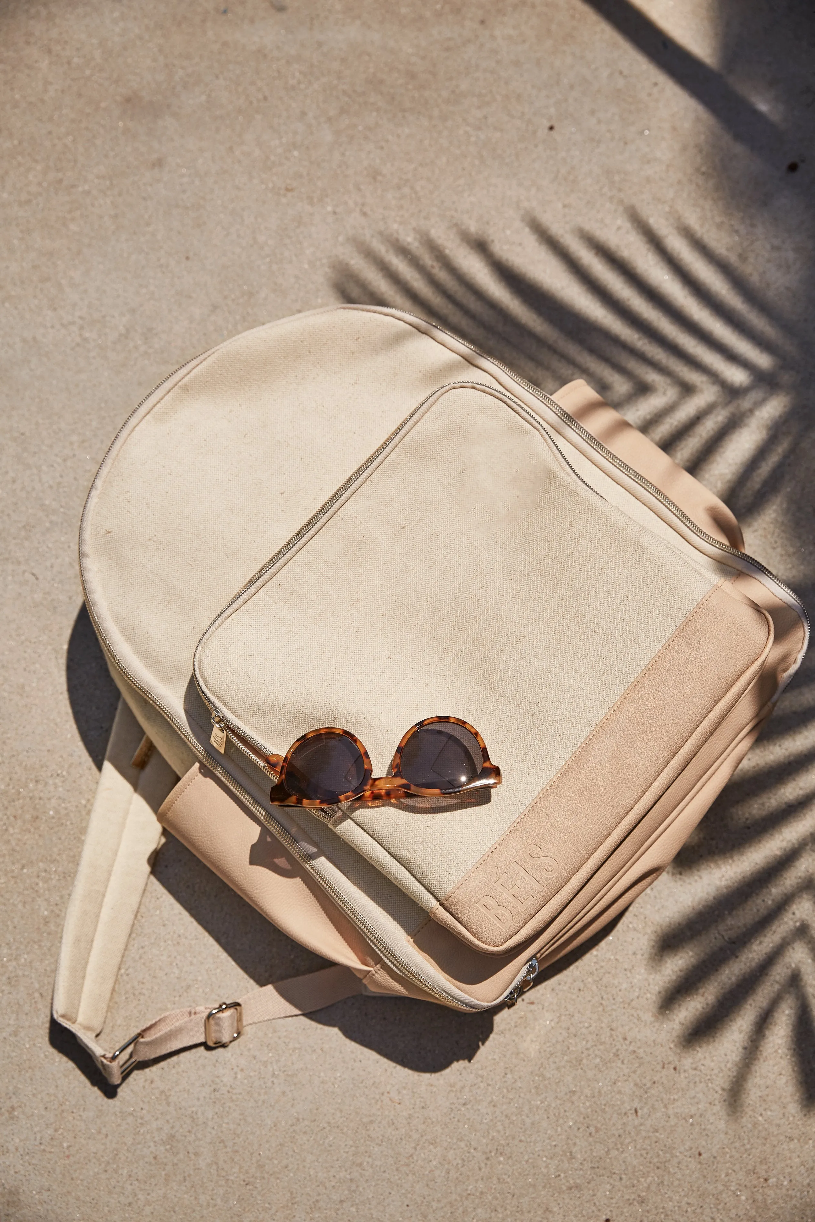 The Backpack in Beige