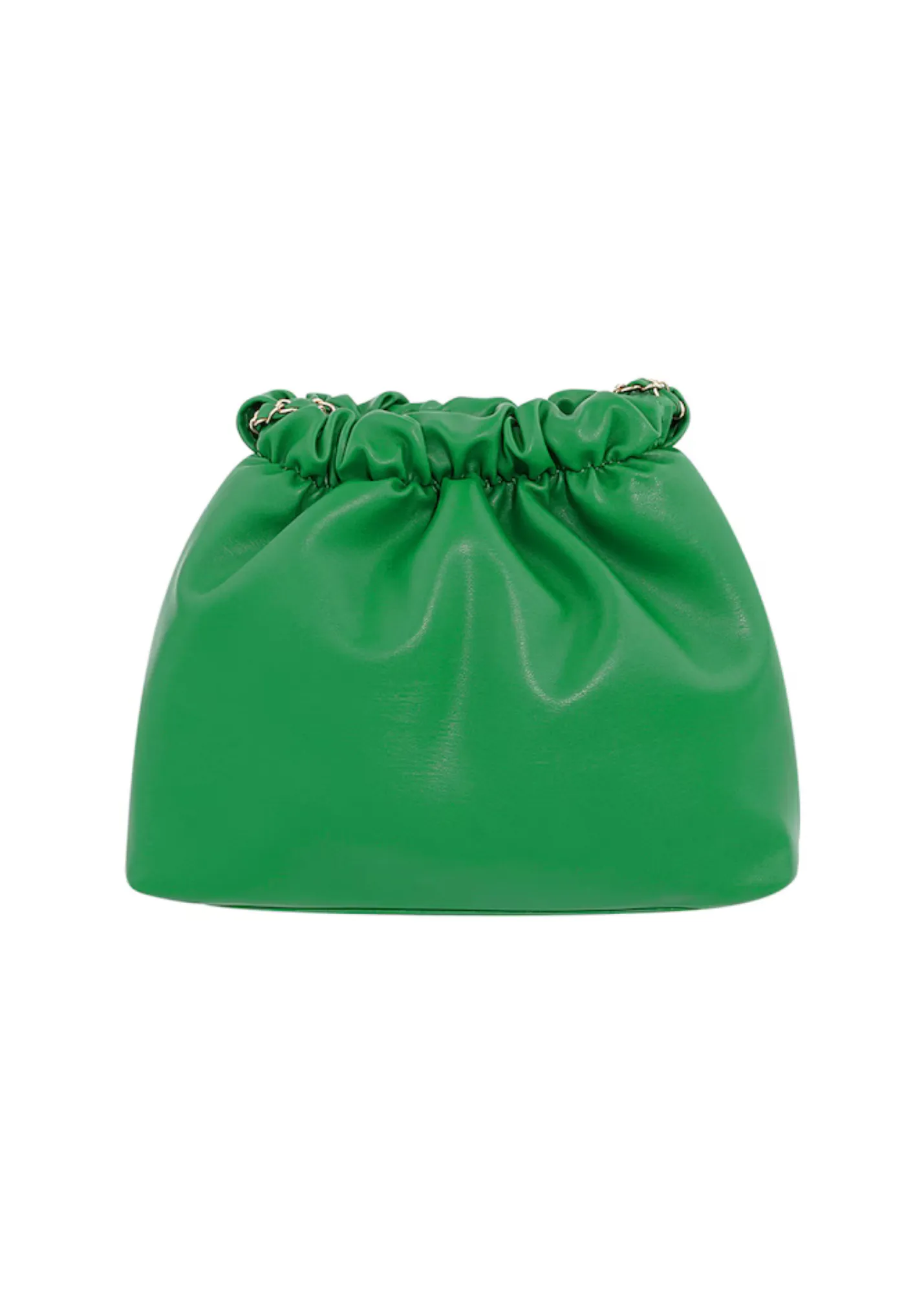 The Edit - Heart Stud Pouch Bag in Green