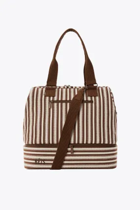 The Mini Weekender in Maple Stripe