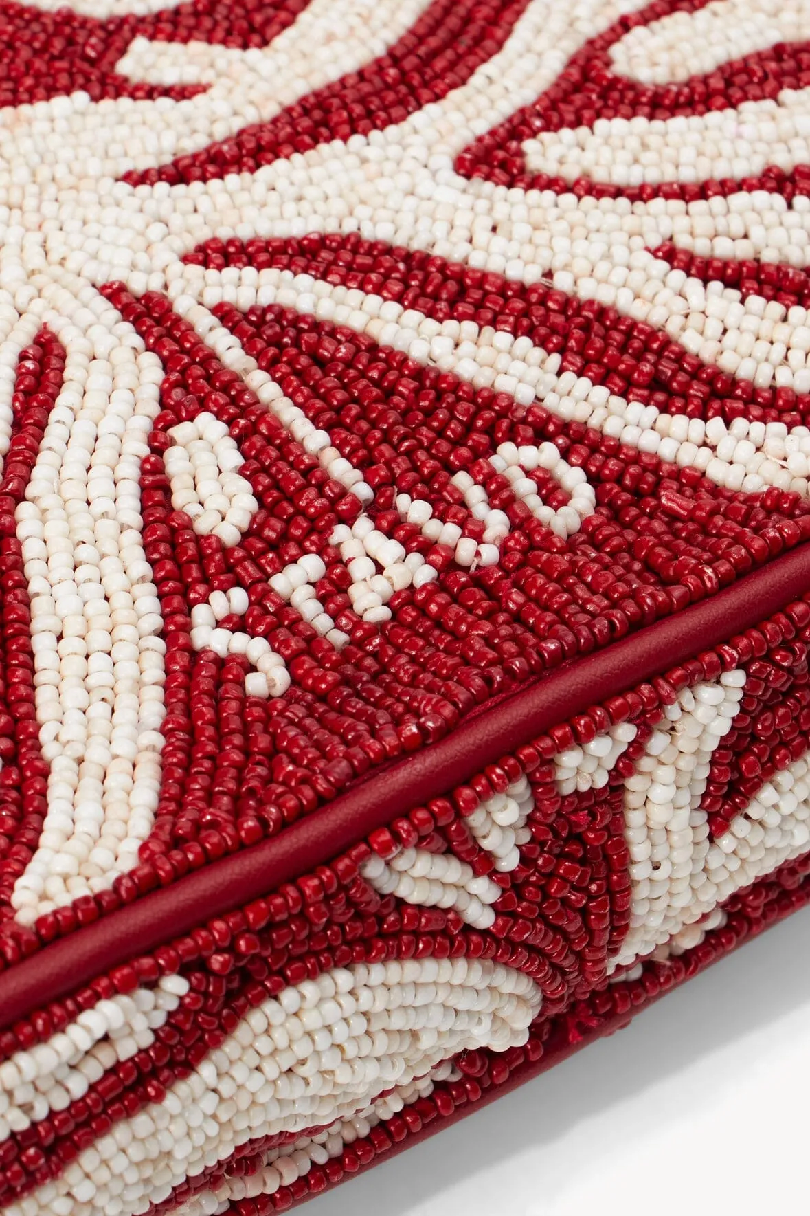 TOMMY BEADED BAG | SCARLET WHITE