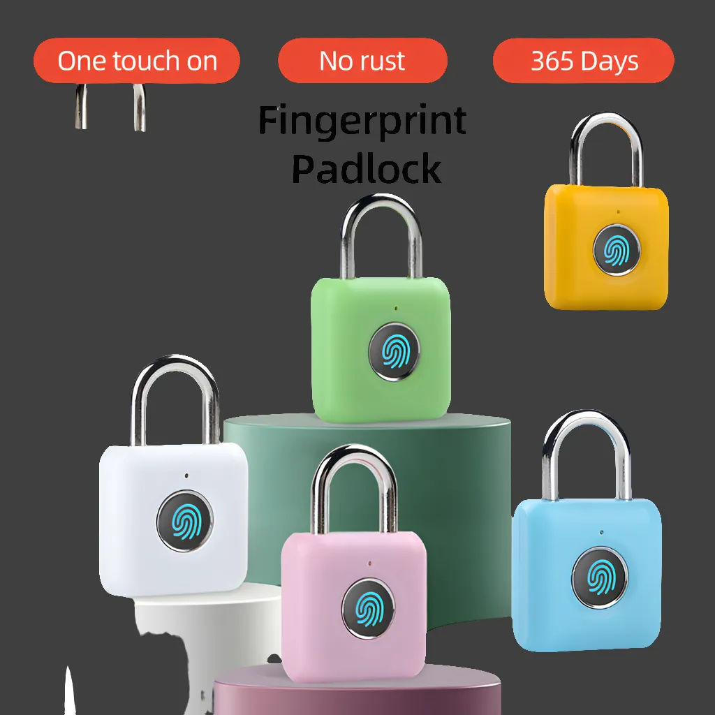 Travel Bag Locker Smart Anti-theft Fingerprint Padlock