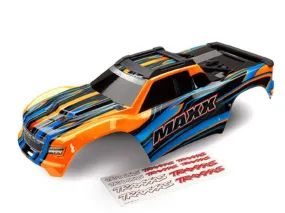 TRAXXAS BODY MAXX ORANGE (PAINTED)   DECAL SHEET