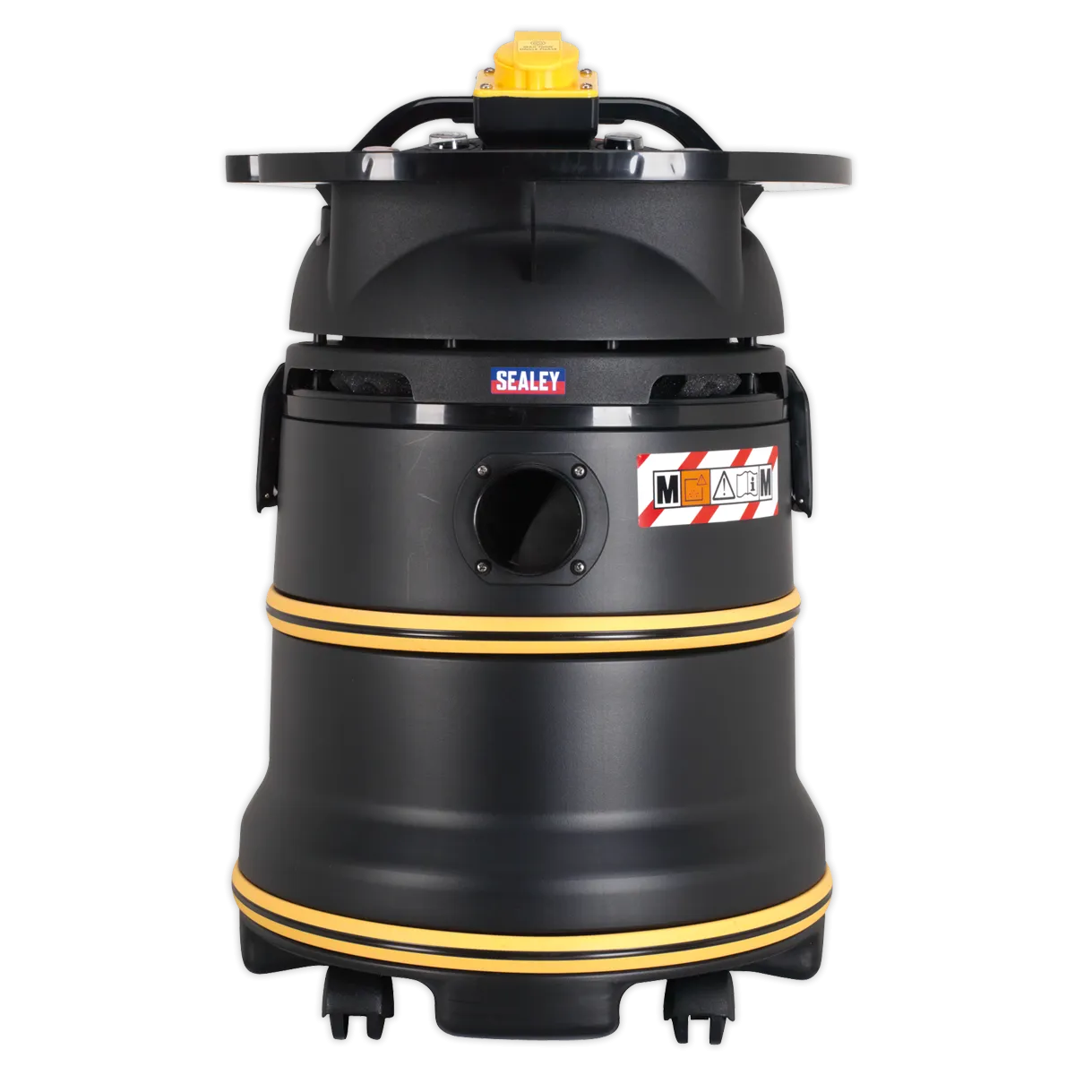 Vacuum Cleaner Industrial Wet/Dry 35L 1200W/110V Plastic Drum Class M Self-Clean Filter