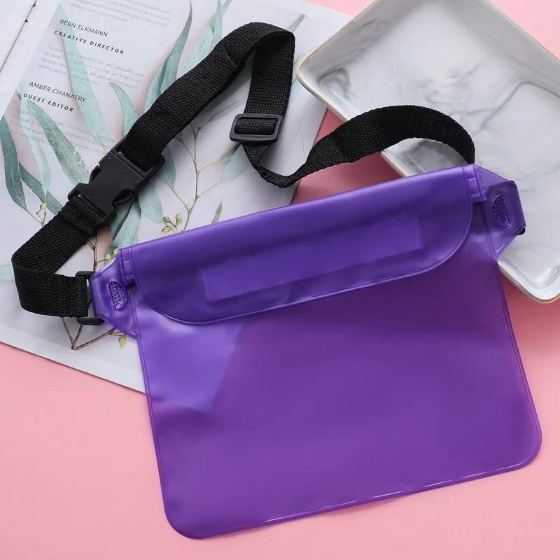 Waterproof bag with adjustable waist strap - protect your belongings