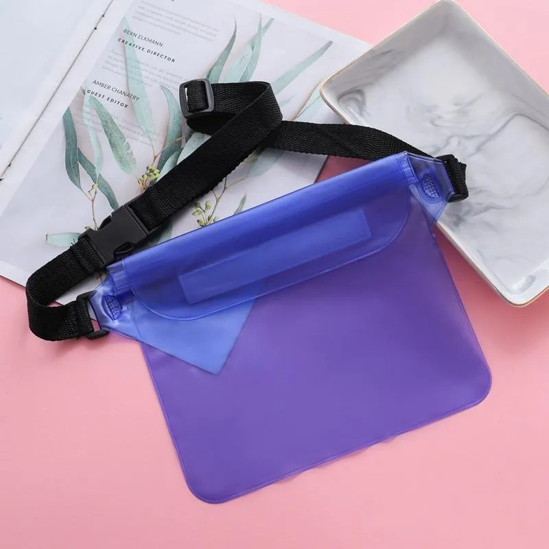 Waterproof bag with adjustable waist strap - protect your belongings