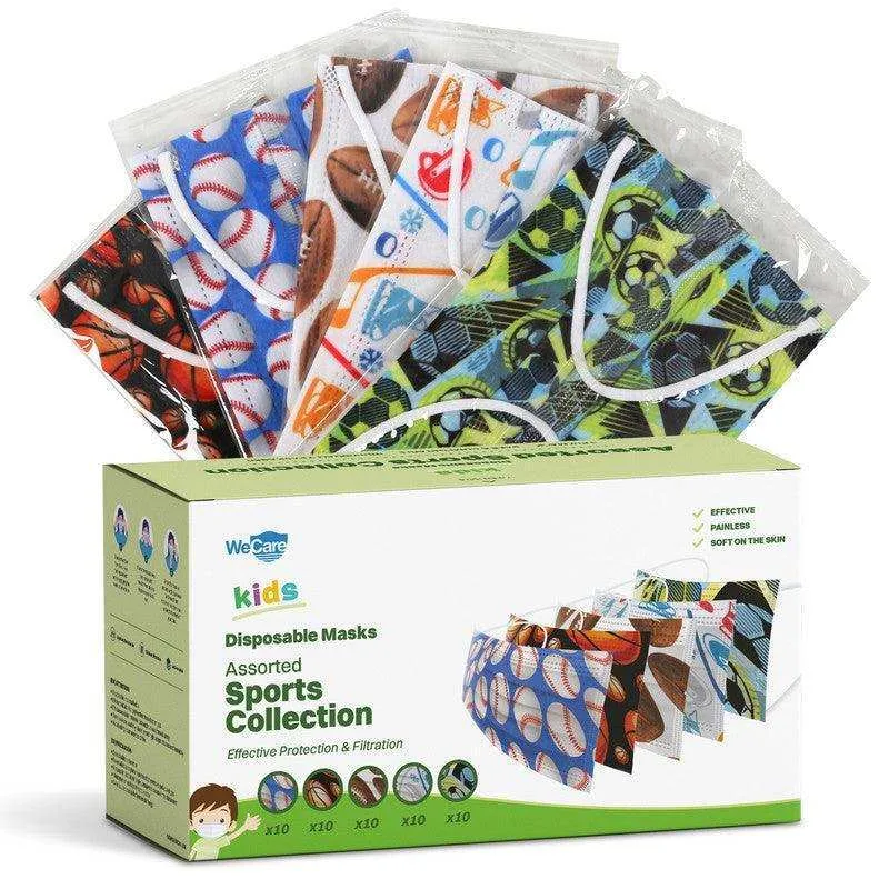 WeCare Kids Adorable Sports Collection Masks