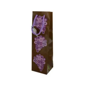 Wine Gift Bag with Grape Design ( Case of 80 )