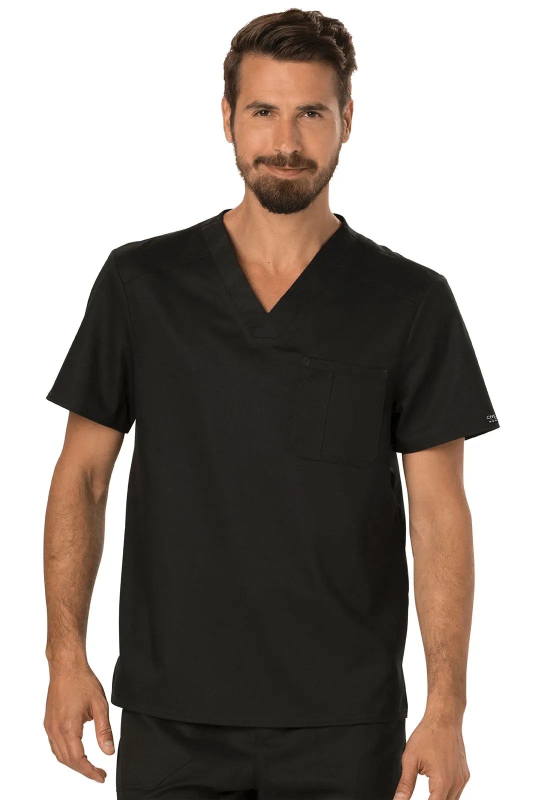 WW Revolution Men's Tuckable V-Neck Scrub Top WW690