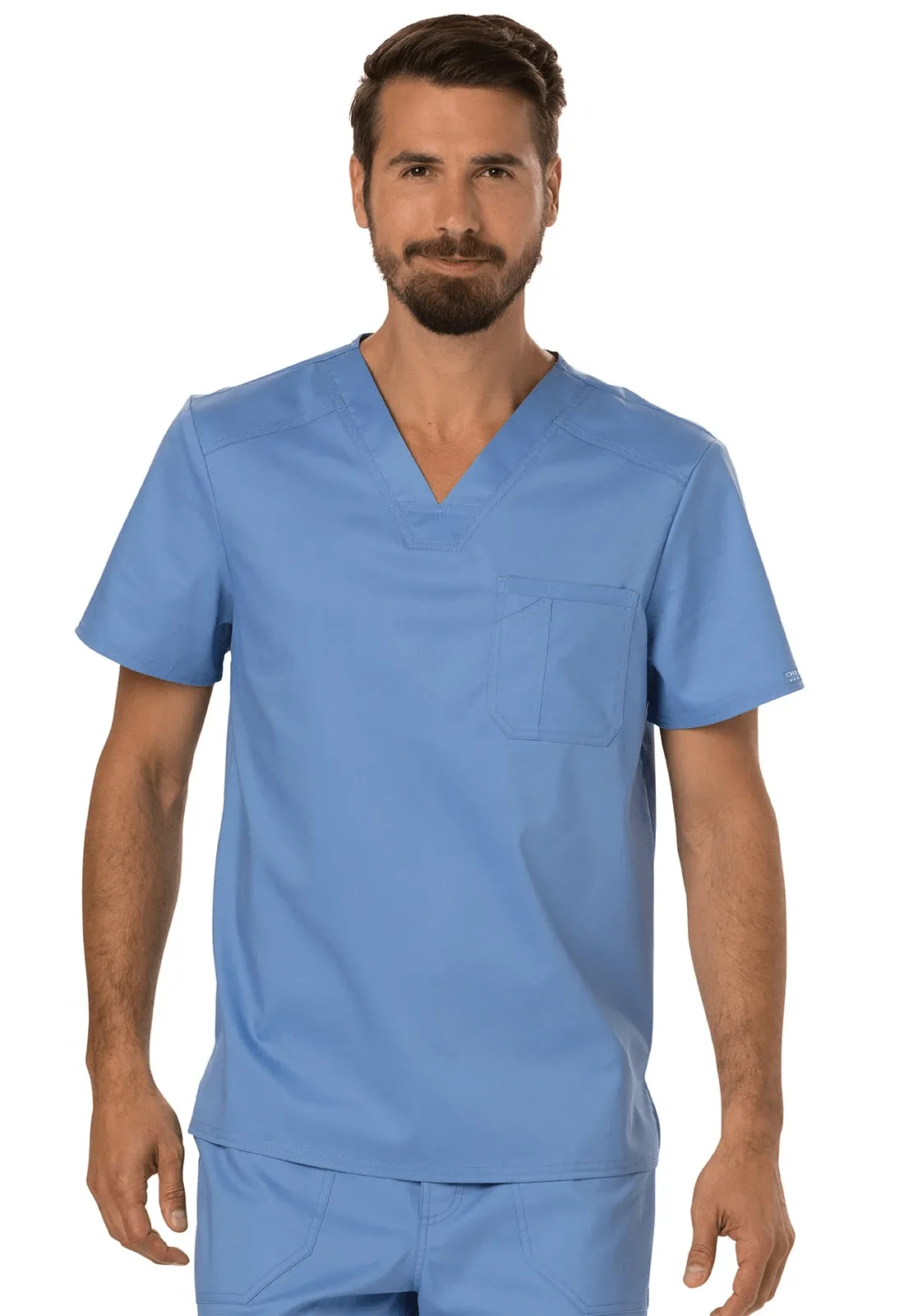 WW Revolution Men's Tuckable V-Neck Scrub Top WW690