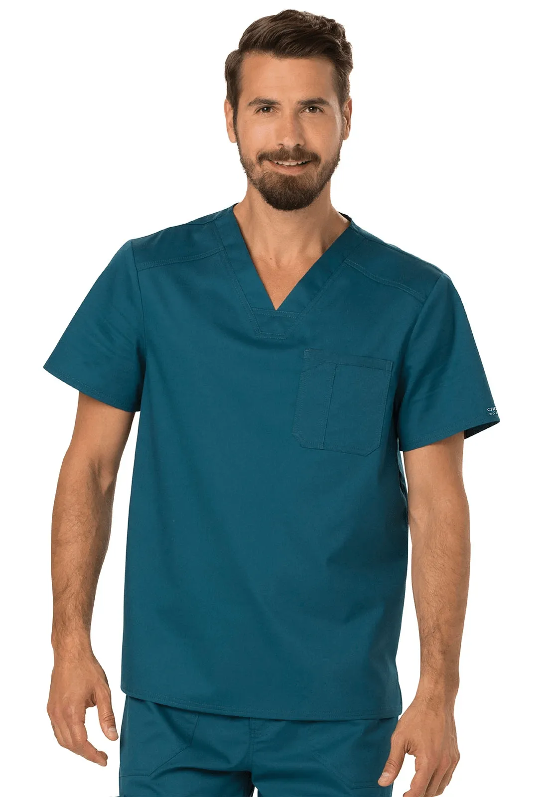 WW Revolution Men's Tuckable V-Neck Scrub Top WW690